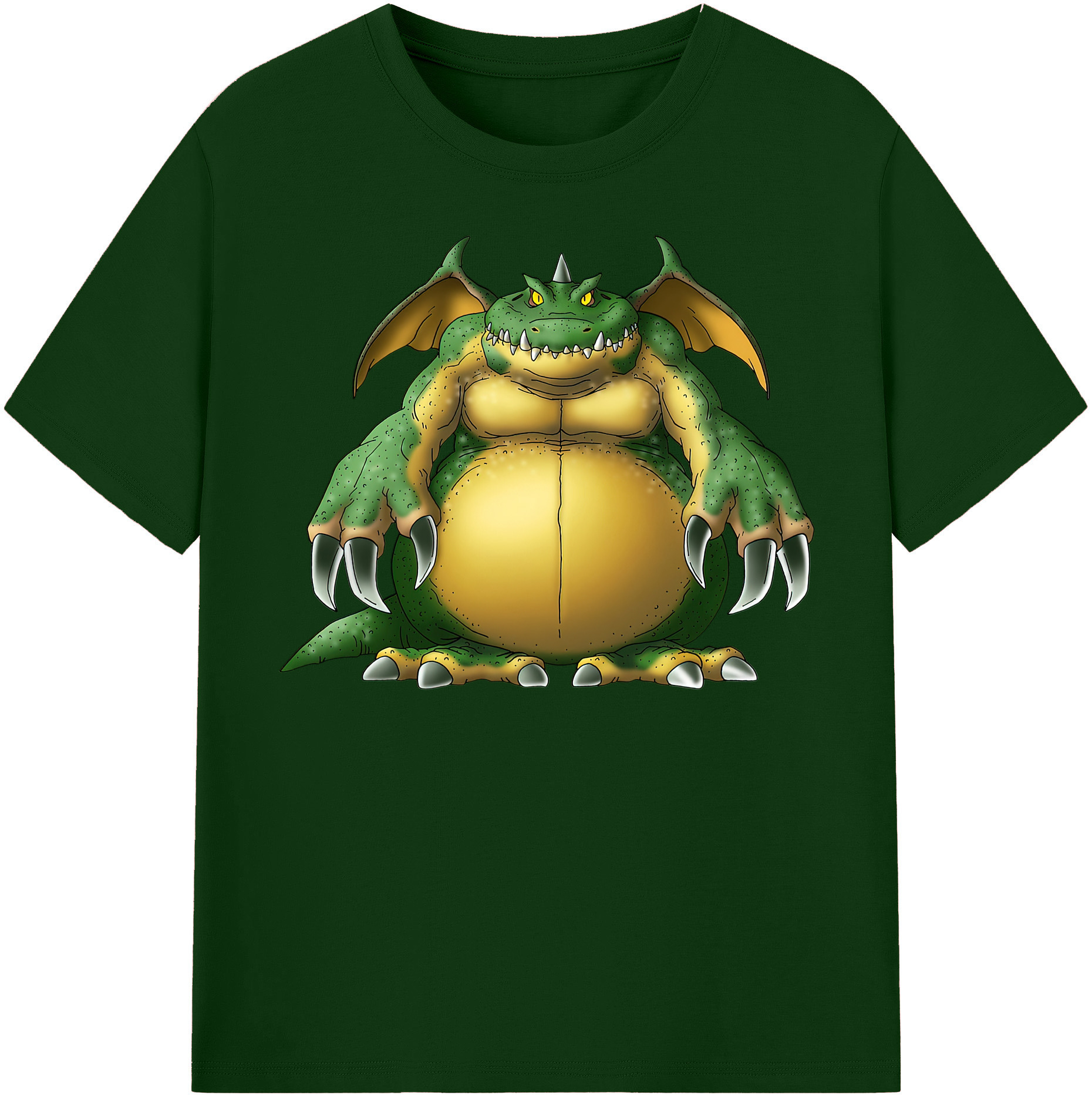 （画像用） ドラゴンクエスト Doragon Kuesuto Dragon Quest 綿100％半袖Tシャツ（フロントプリント）